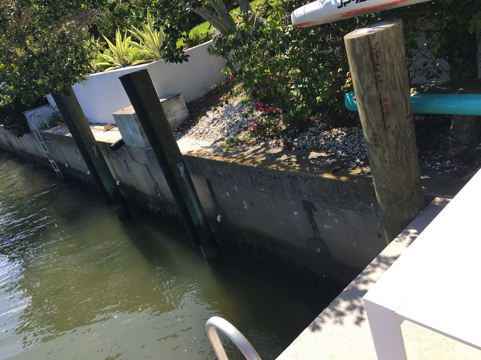 Seawall Begining of Construction - Trident H2O