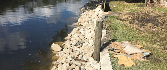 Rip Rap Seawall - Trident H2O